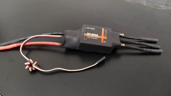 Střídavý elektronický regulátor otáček SKY-WING SW-200A pro Modely Lodí