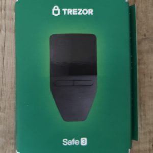 Hardware peněženka Trezor Safe 3 - Cosmic Black, NOVÁ